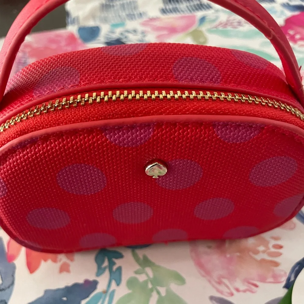 Kate Spade ♠️ mini polka dot crossbody purse - Picture 5 of 7